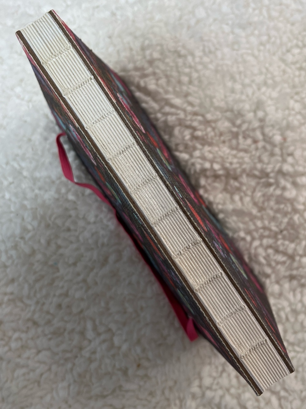 Studio Oh! Floral Canvas DECONSTRUCTED JOURNAL Notebook w/Elastic Closure - Picture 5 of 6